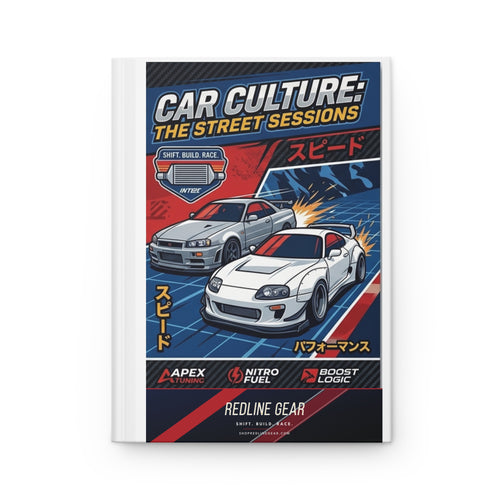 Car Culture Hardcover Journal — Street Sessions Racing Notebook
