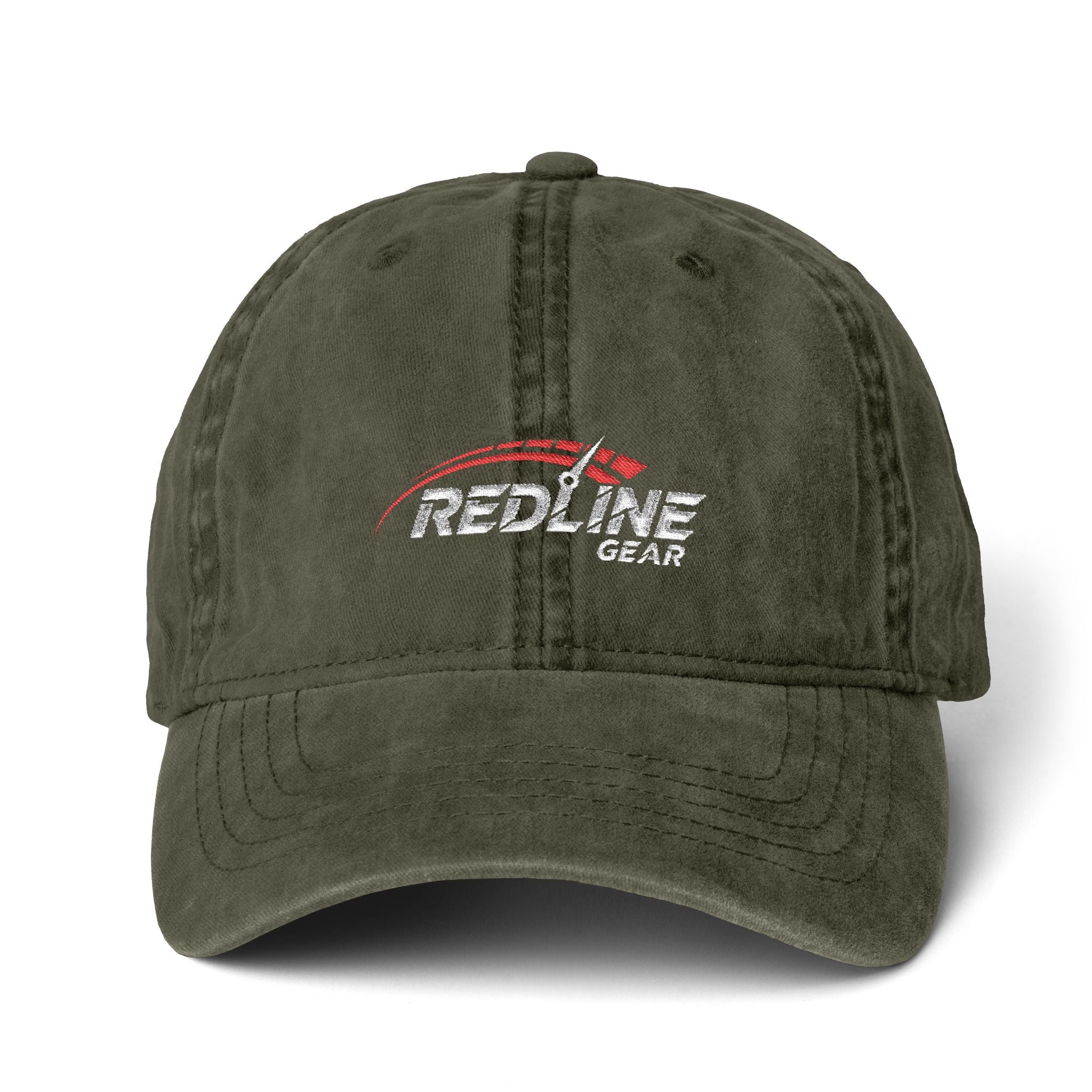 Redline Gear Distressed Dad Hat – Vintage Racing Cap
