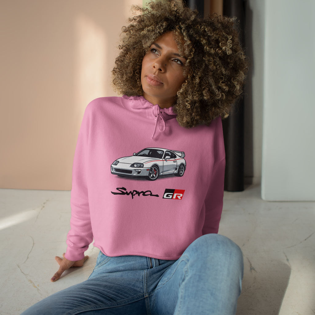 JDM Legendary Supra Crop Hoodie