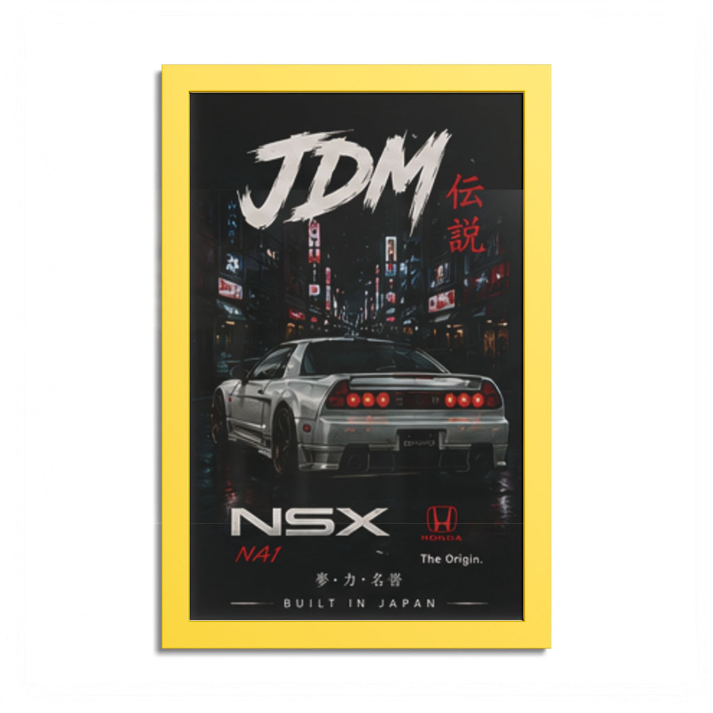 JDM NSX Poster — Retro Japanese Street Racing Print