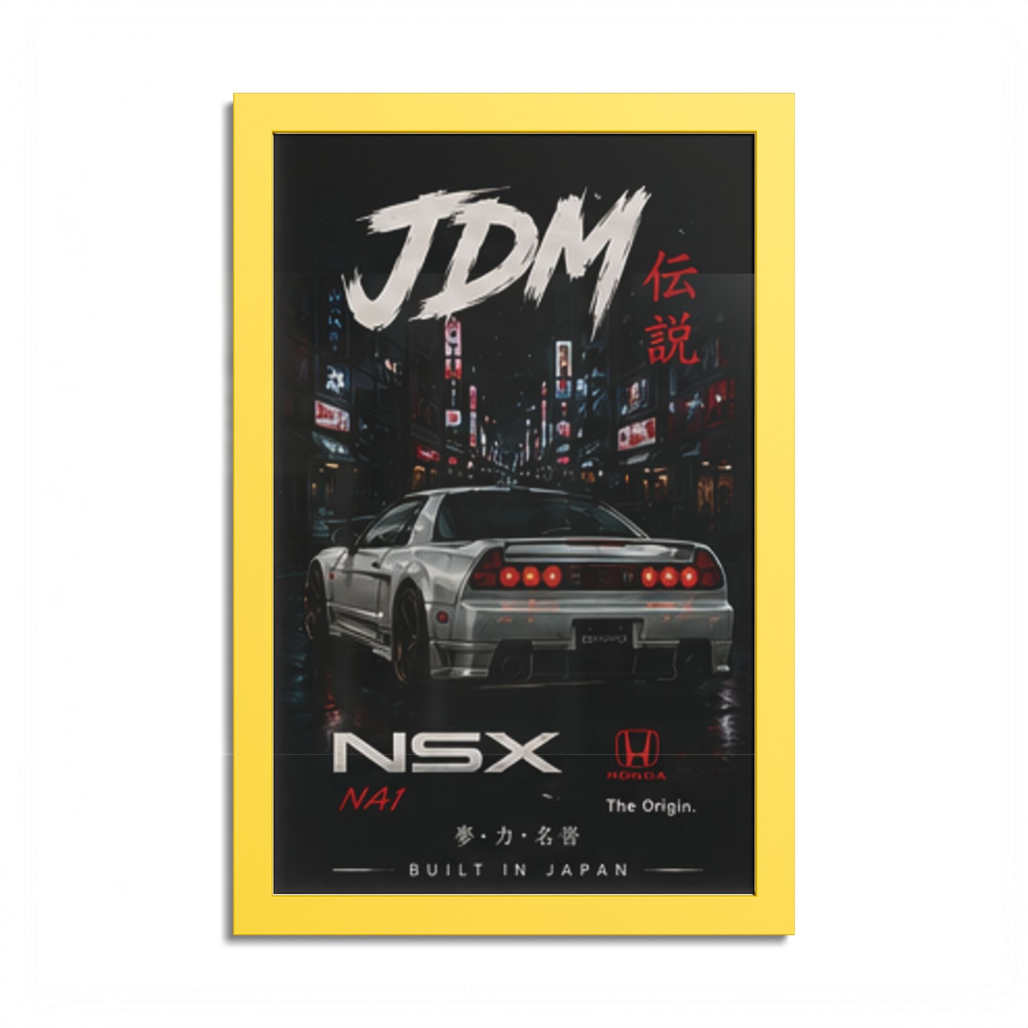 JDM NSX Poster — Retro Japanese Street Racing Print
