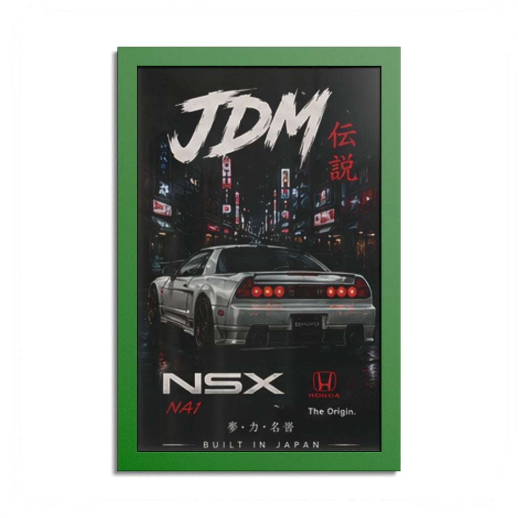 JDM NSX Poster — Retro Japanese Street Racing Print