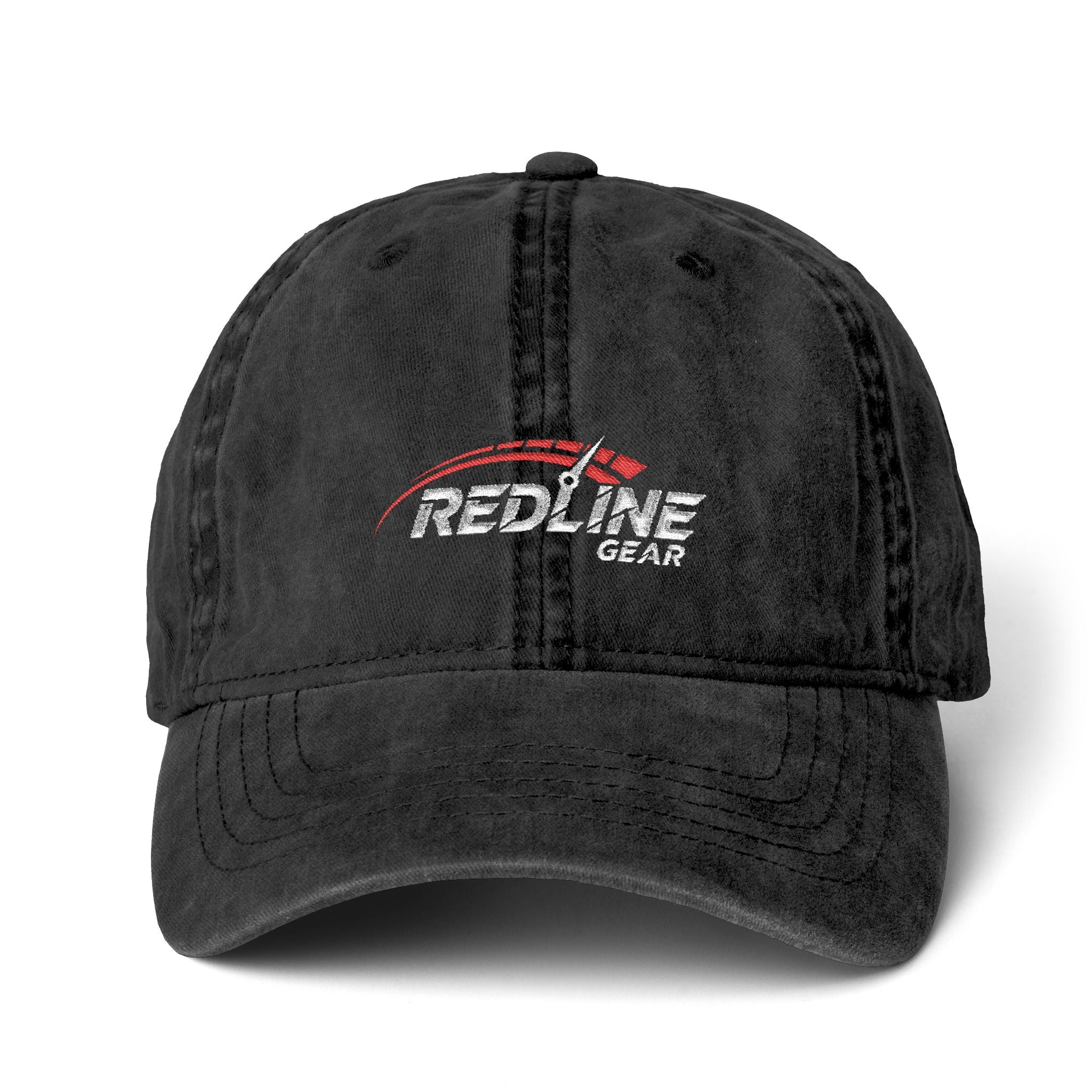 Redline Gear Distressed Dad Hat – Vintage Racing Cap