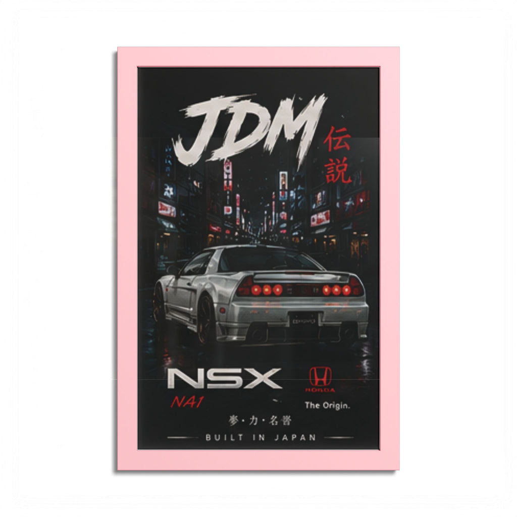 JDM NSX Poster — Retro Japanese Street Racing Print