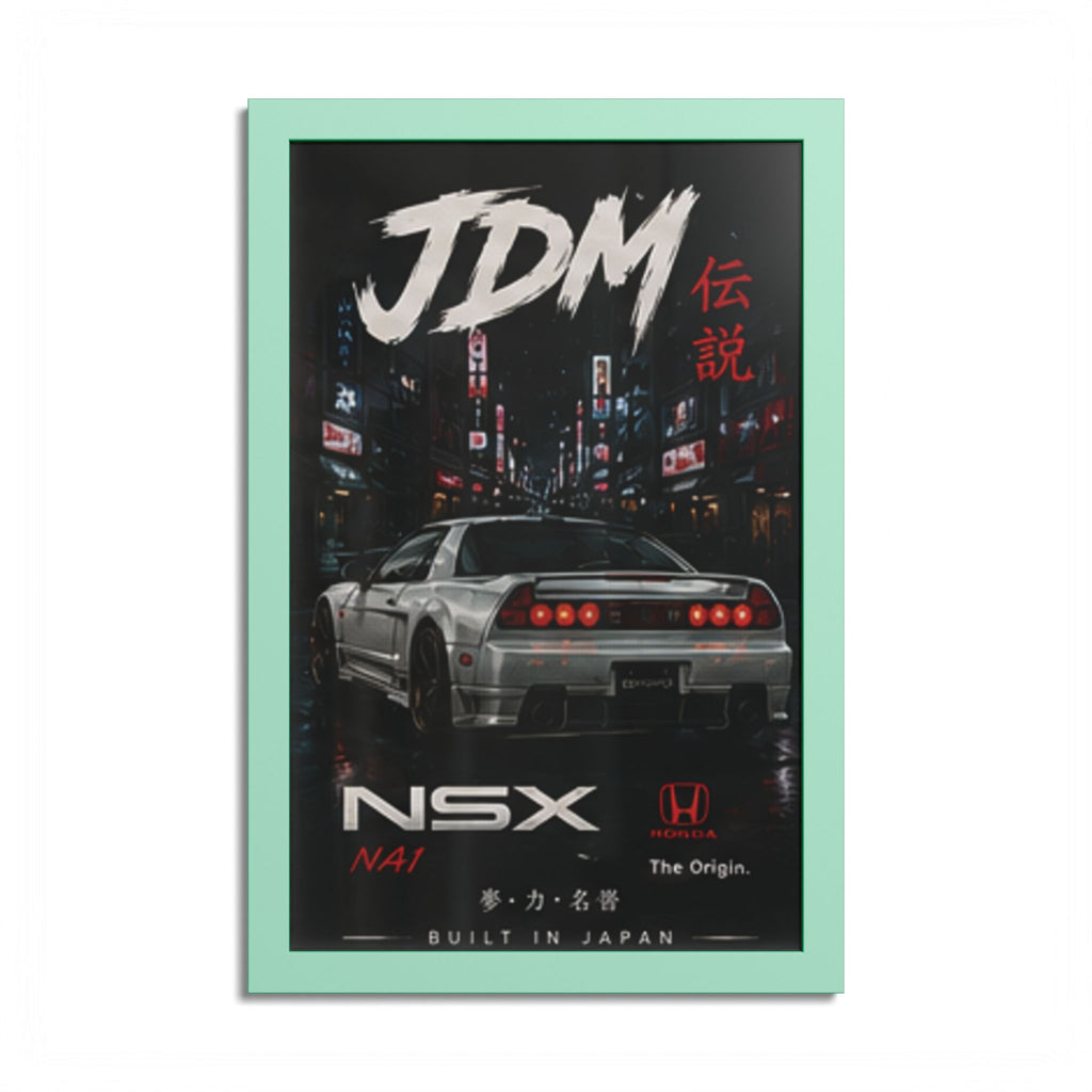 JDM NSX Poster — Retro Japanese Street Racing Print