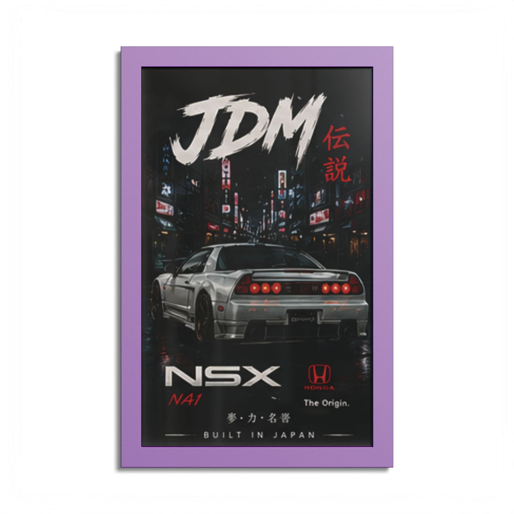 JDM NSX Poster — Retro Japanese Street Racing Print