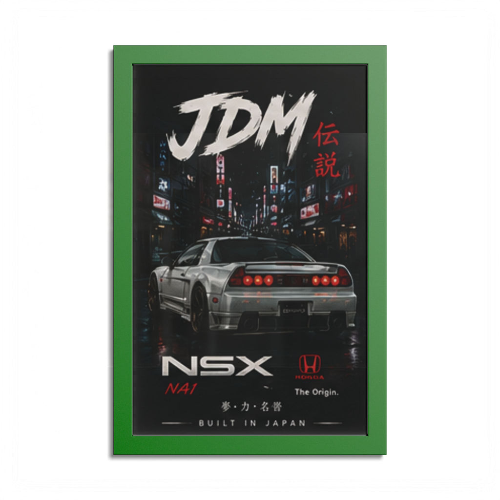 JDM NSX Poster — Retro Japanese Street Racing Print