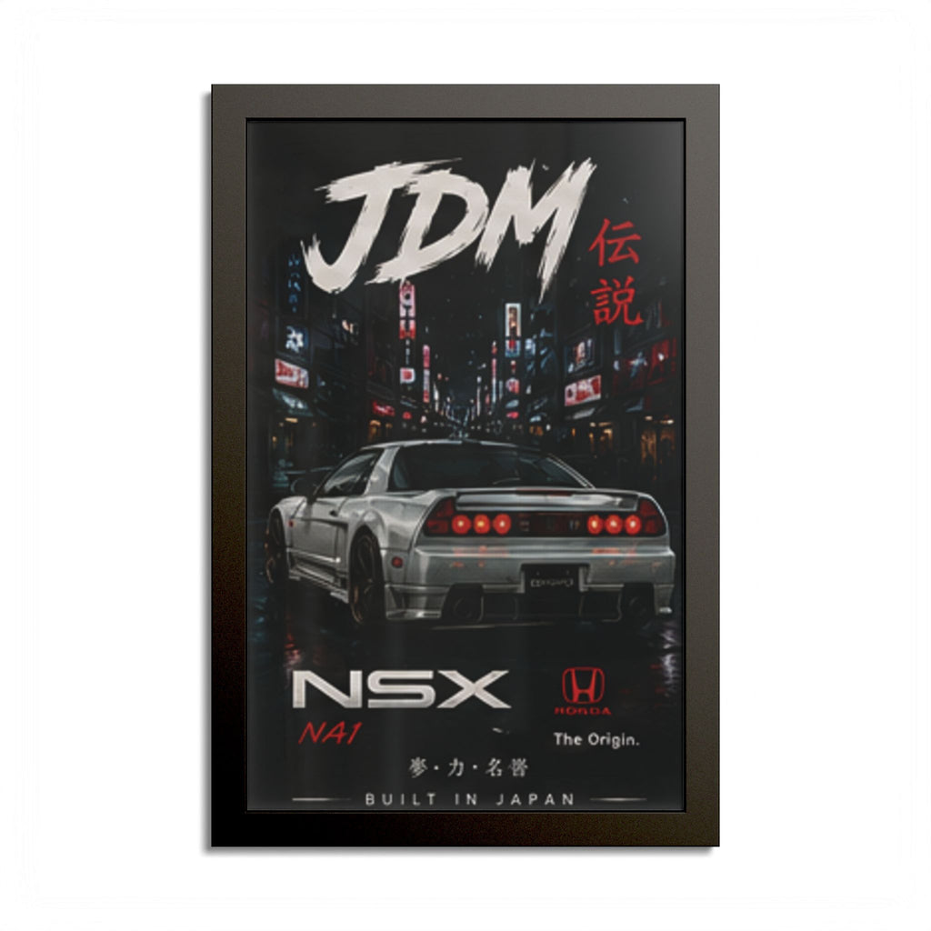 JDM NSX Poster — Retro Japanese Street Racing Print