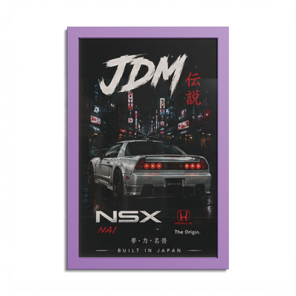 JDM NSX Poster — Retro Japanese Street Racing Print