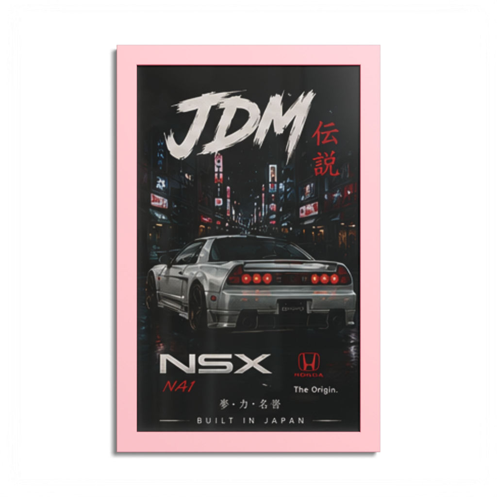JDM NSX Poster — Retro Japanese Street Racing Print