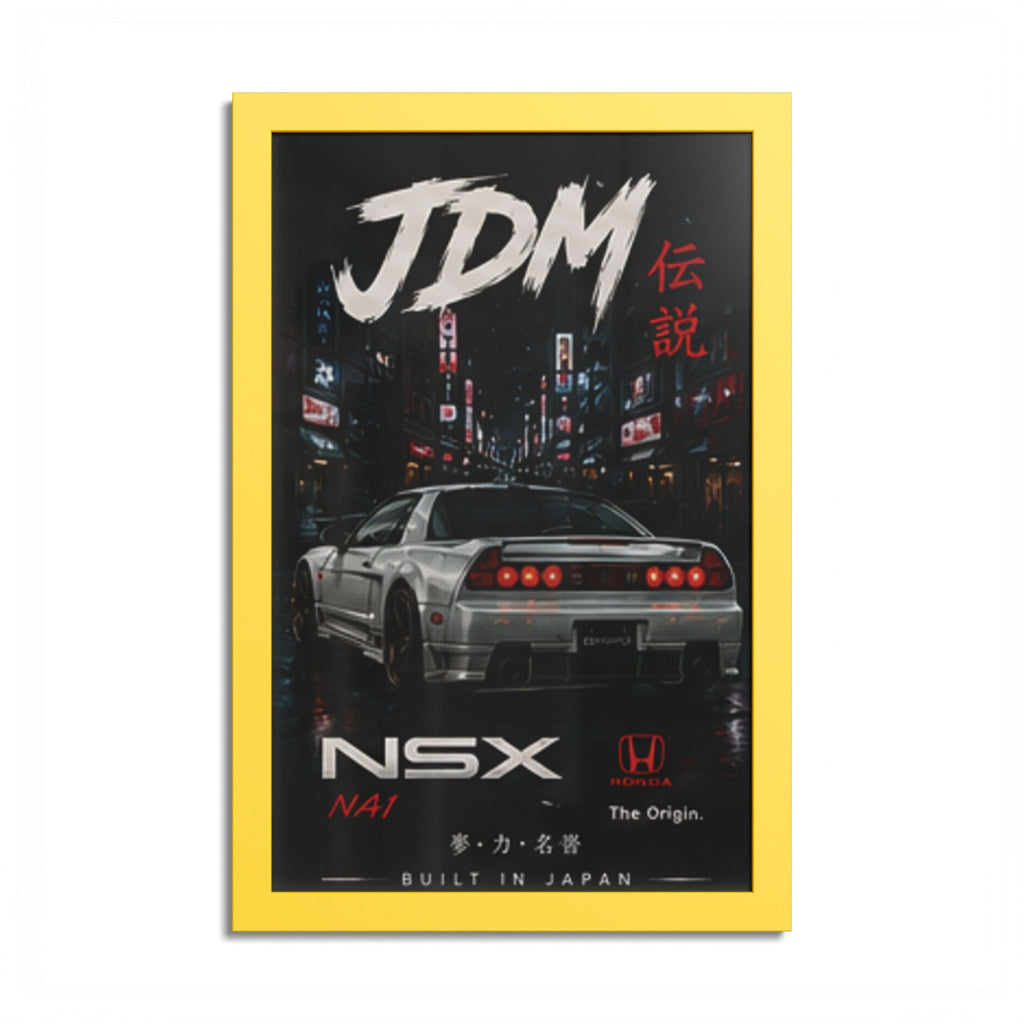 JDM NSX Poster — Retro Japanese Street Racing Print
