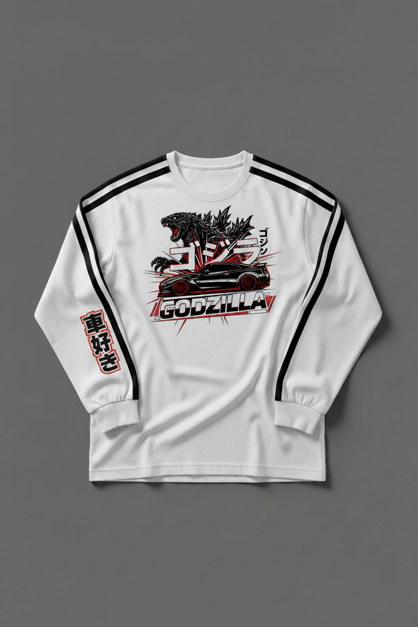 Godzilla Long Sleeve Shirt